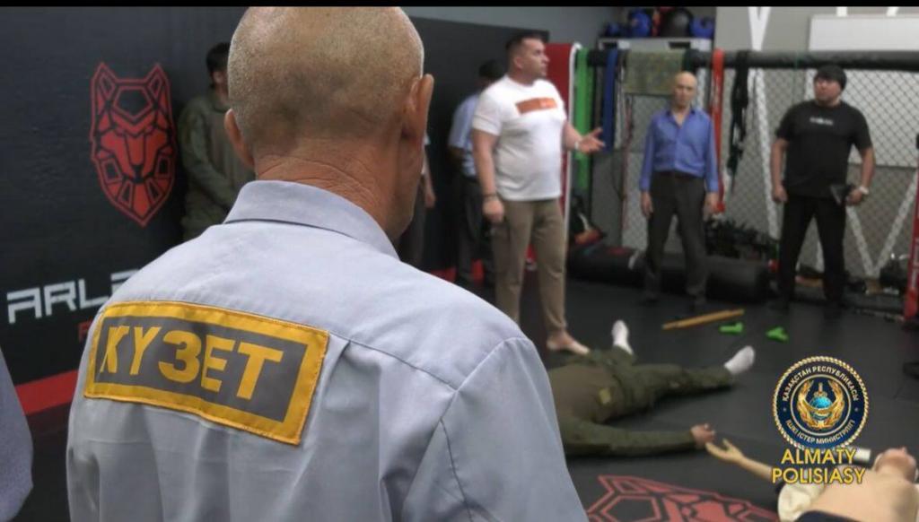 Качество профессиональной подготовки охранников проверила полиция Алматы