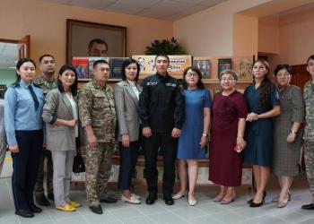 Полицейские стали гостями литературного вечера “Абай – ұлы тұлға” в СКО
