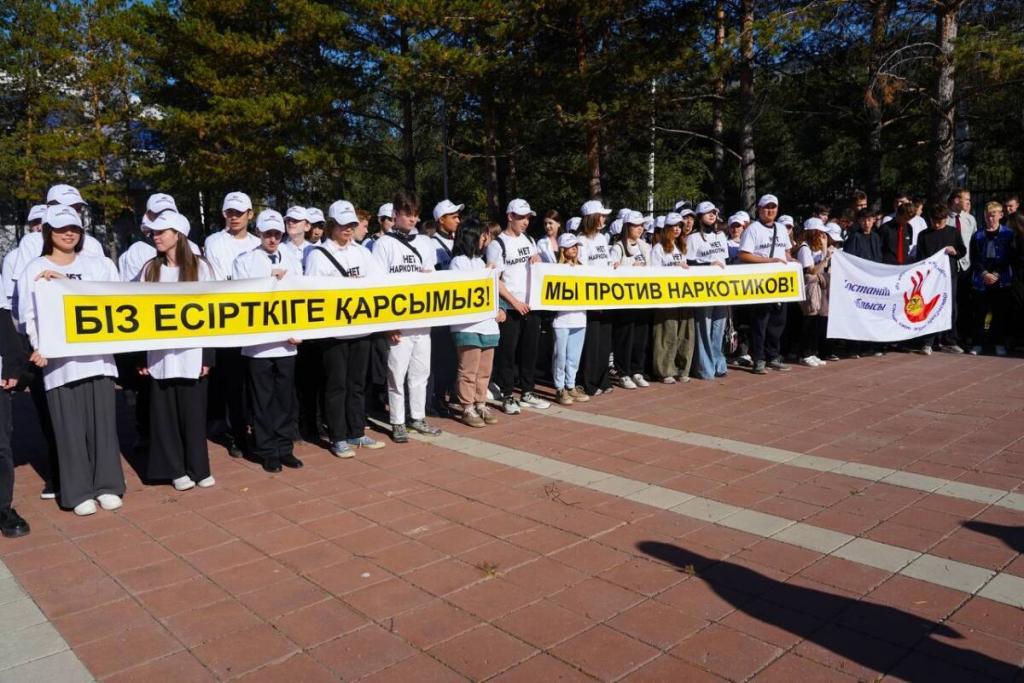 Полиция объявила тотальную борьбу с рекламой наркотиков в Костанайской области