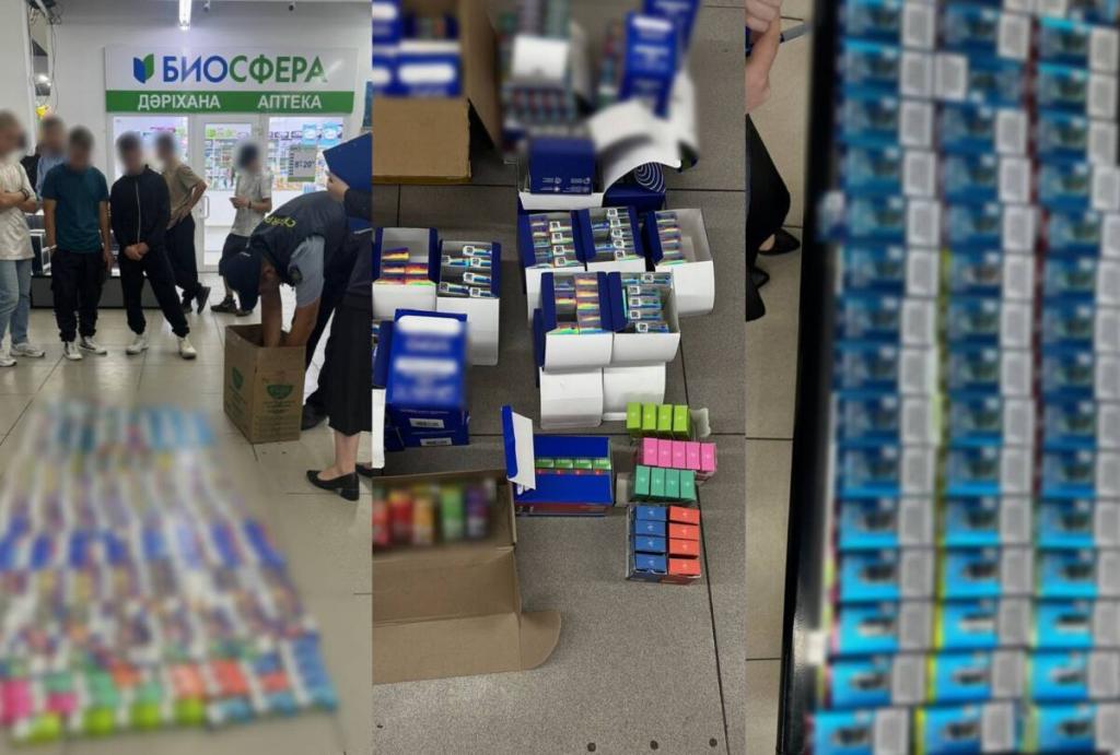 Около 600 вейпов изъяла полиция в ВКО