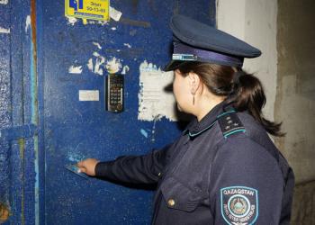 Подучетные семьи проверяет полиция в СКО