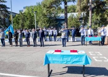 Около 300 новобранцев пополнили ряды курсантов Алматинской академии МВД РК