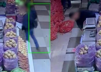 Кражу денег у продавца на столичном рынке зафиксировала камера видеонаблюдения