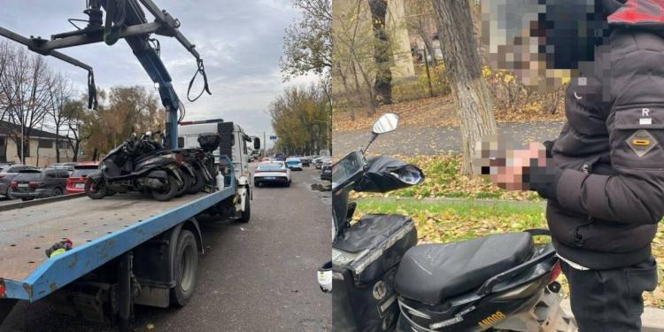 Безопасная дорога: отработка по мопедам проводится в Алматы