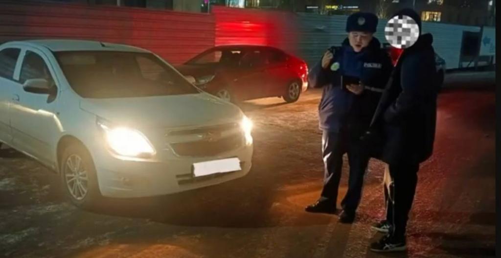 За выезд на «встречку» задержан 20-летний водитель в Актобе