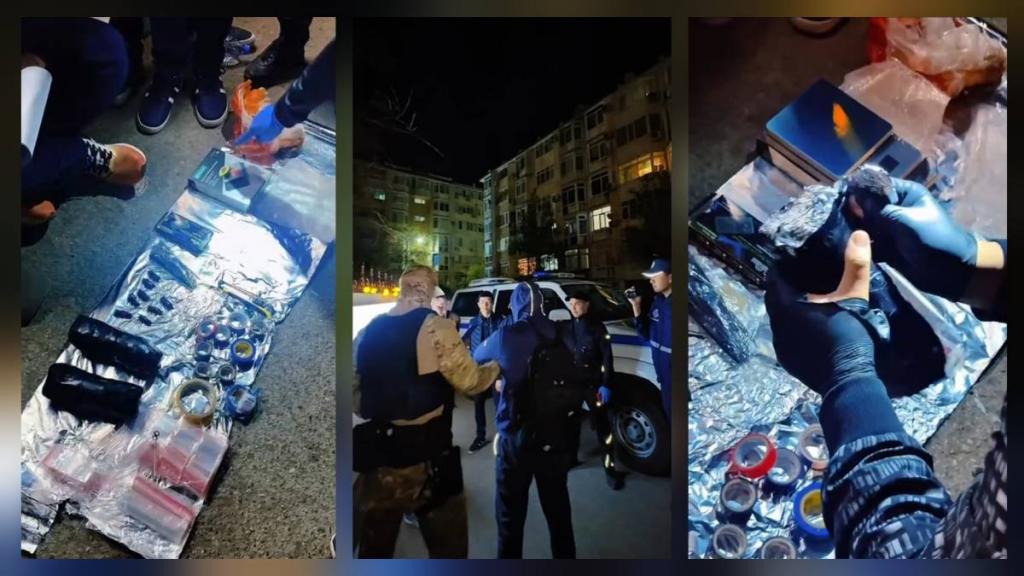 Наркосбытчик с крупной партией синтетики задержан в Атырауской области