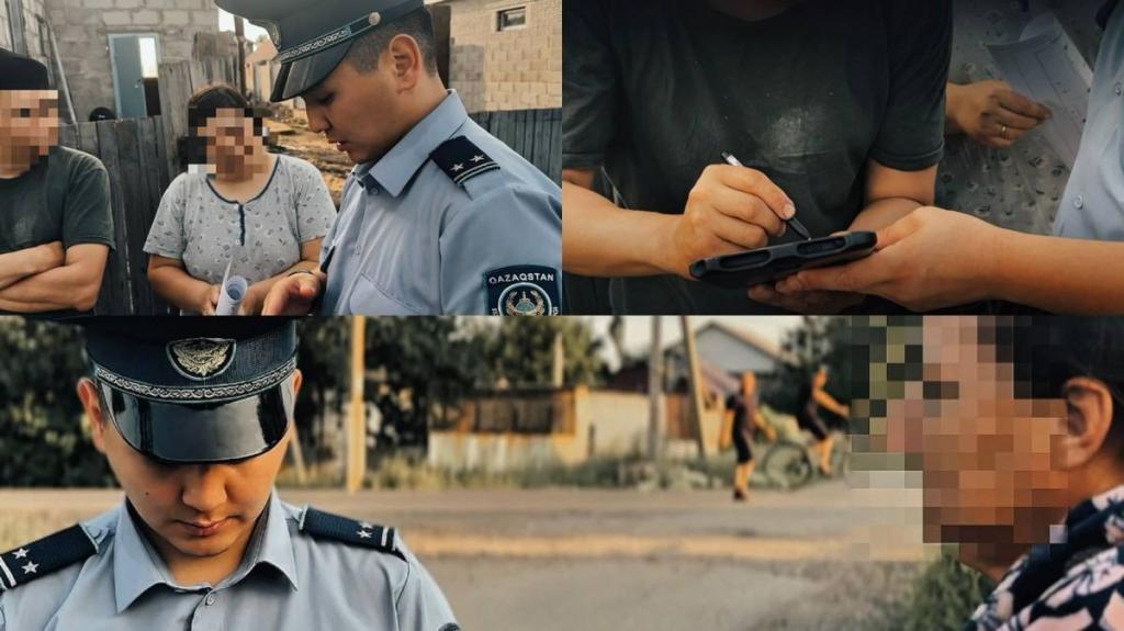 В Экибастузе полицейские обследуют дороги частного сектора