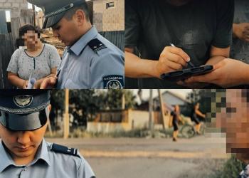 В Экибастузе полицейские обследуют дороги частного сектора