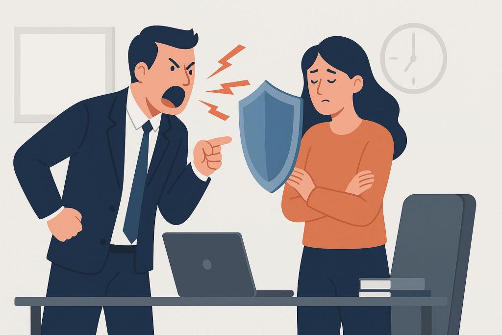 Как правильно реагировать, если начальник ведёт себя агрессивно