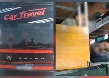 Автобус превратили в спальню для взрослых и детей в Акмолинской области
