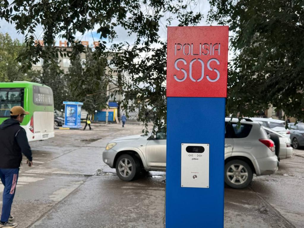 Мгновенная связь с полицией: в Семее активно используется система "Кнопка SOS"